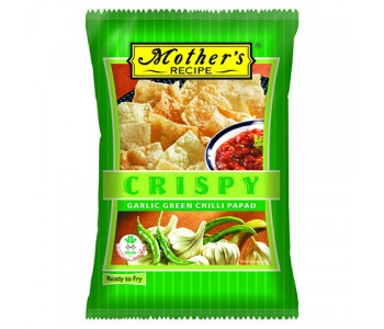 MOTHERS RECIPE GARLIC GREEN CHILLI PAPAD